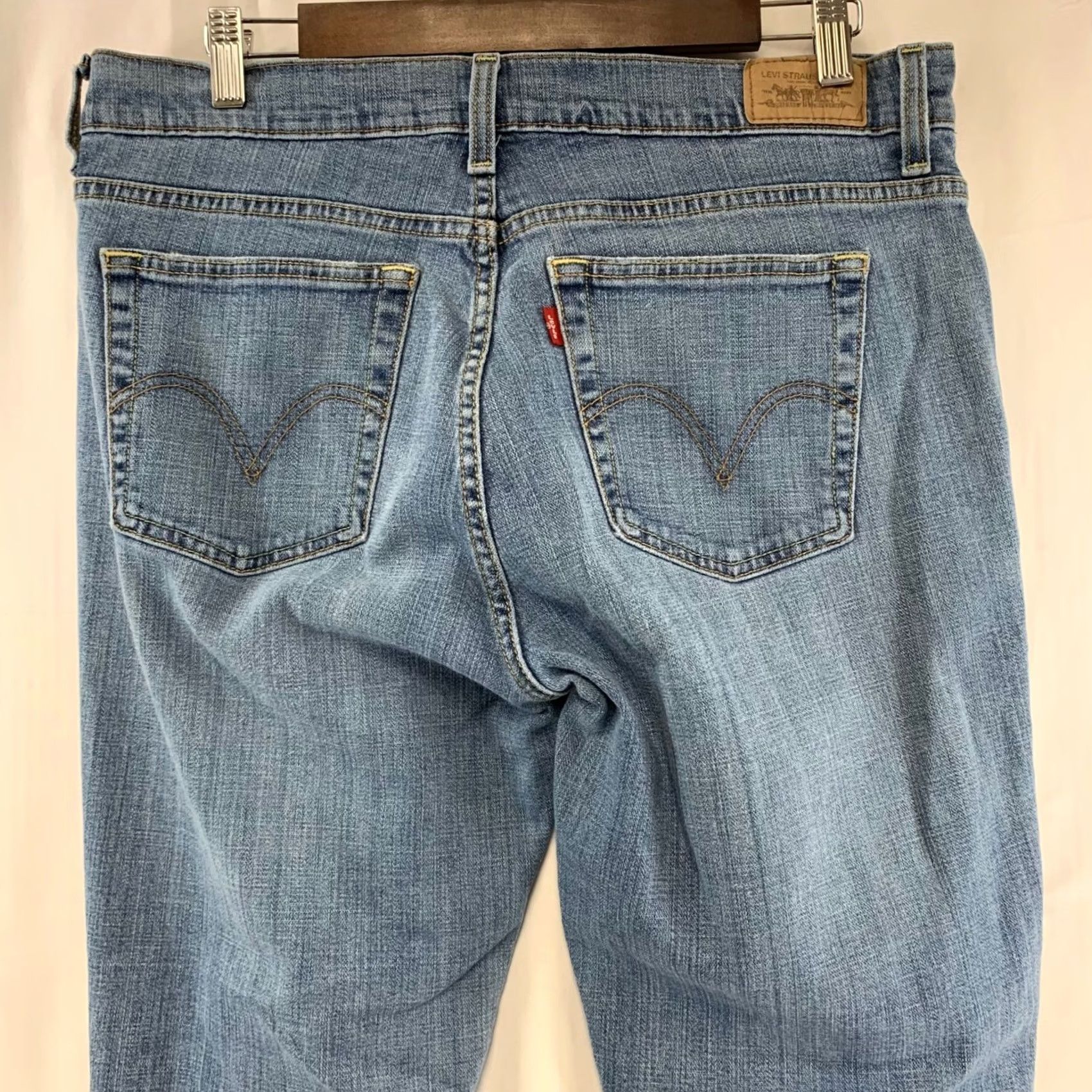 Levi's VINTAGE Levi'S Jeans Womens 14 Blue Boot Cut Denim Mid Rise Y2K Size 36" / US 14 / IT 50 - 5 Thumbnail