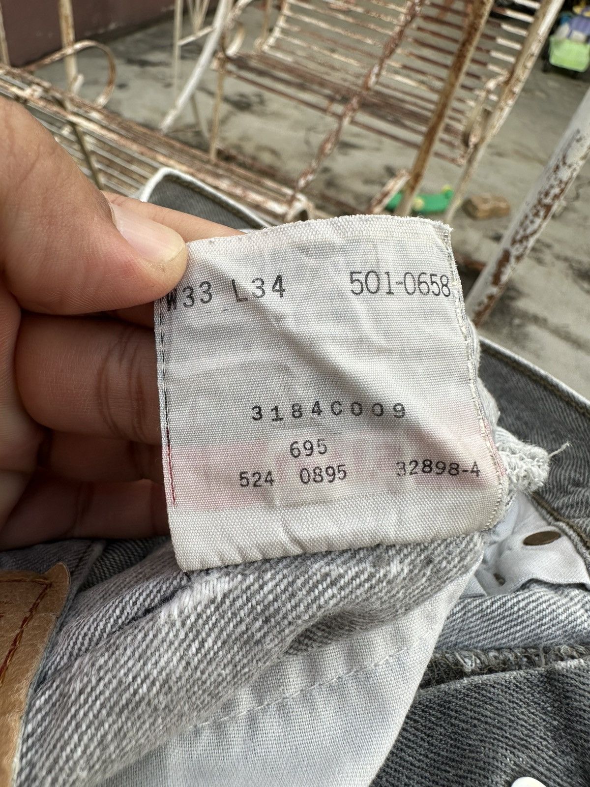 Levi's Vintage Levis 501 Distressed Pant Size US 31 - 10 Thumbnail