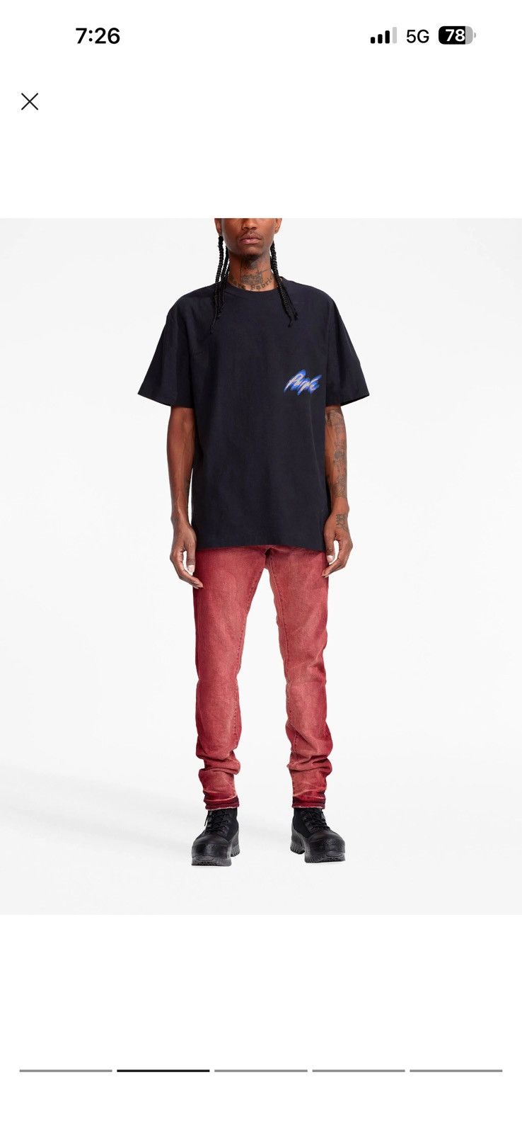 Purple Brand Purple jeans Size US 32 / EU 48 - 2 Thumbnail