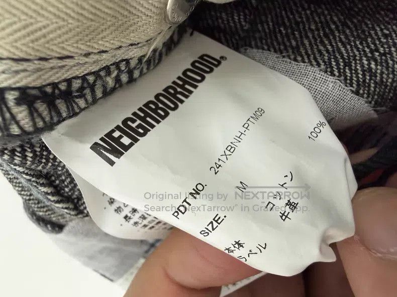 Neighborhood Neighborhood size M Bull King Washed Destroyed Denim Jeans Size US 27 - 8 Thumbnail