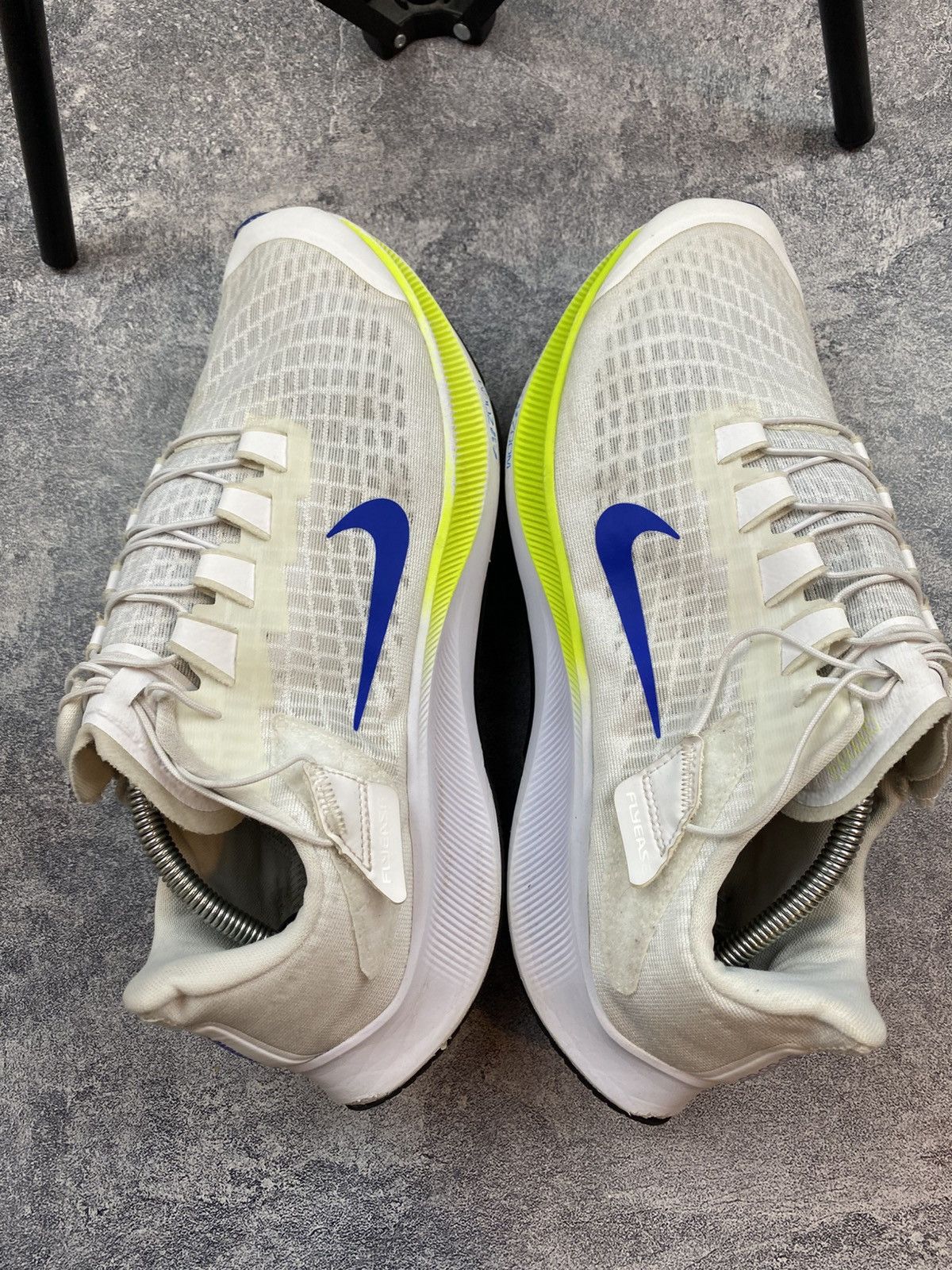 Nike Nike Air Zoom Pegasus 37 Flyease Ivory Running Shoes Size US 12 / EU 45 - 5 Thumbnail