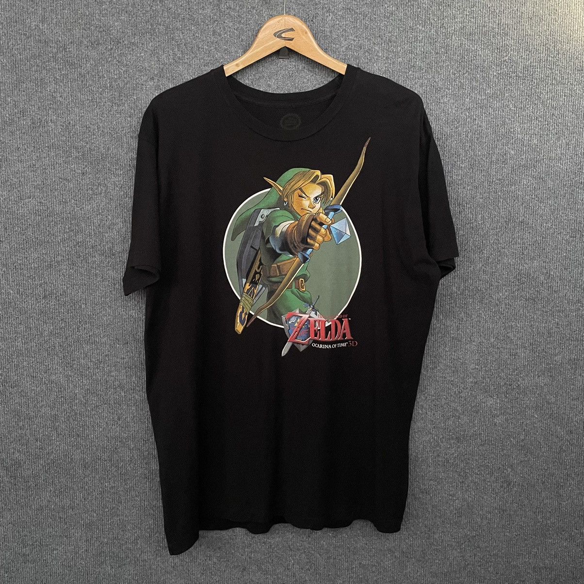 Nintendo × Vintage Y2K The Legend of Zelda: Ocarina of Time 3D Promo T Shirt Size US L / EU 52-54 / 3 - 1 Thumbnail