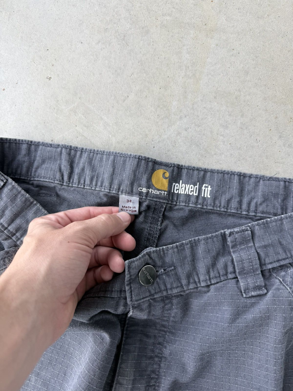 Carhartt Vintage Grey Carhartt Workwear Shorts Size US 34 / EU 50 - 5 Thumbnail
