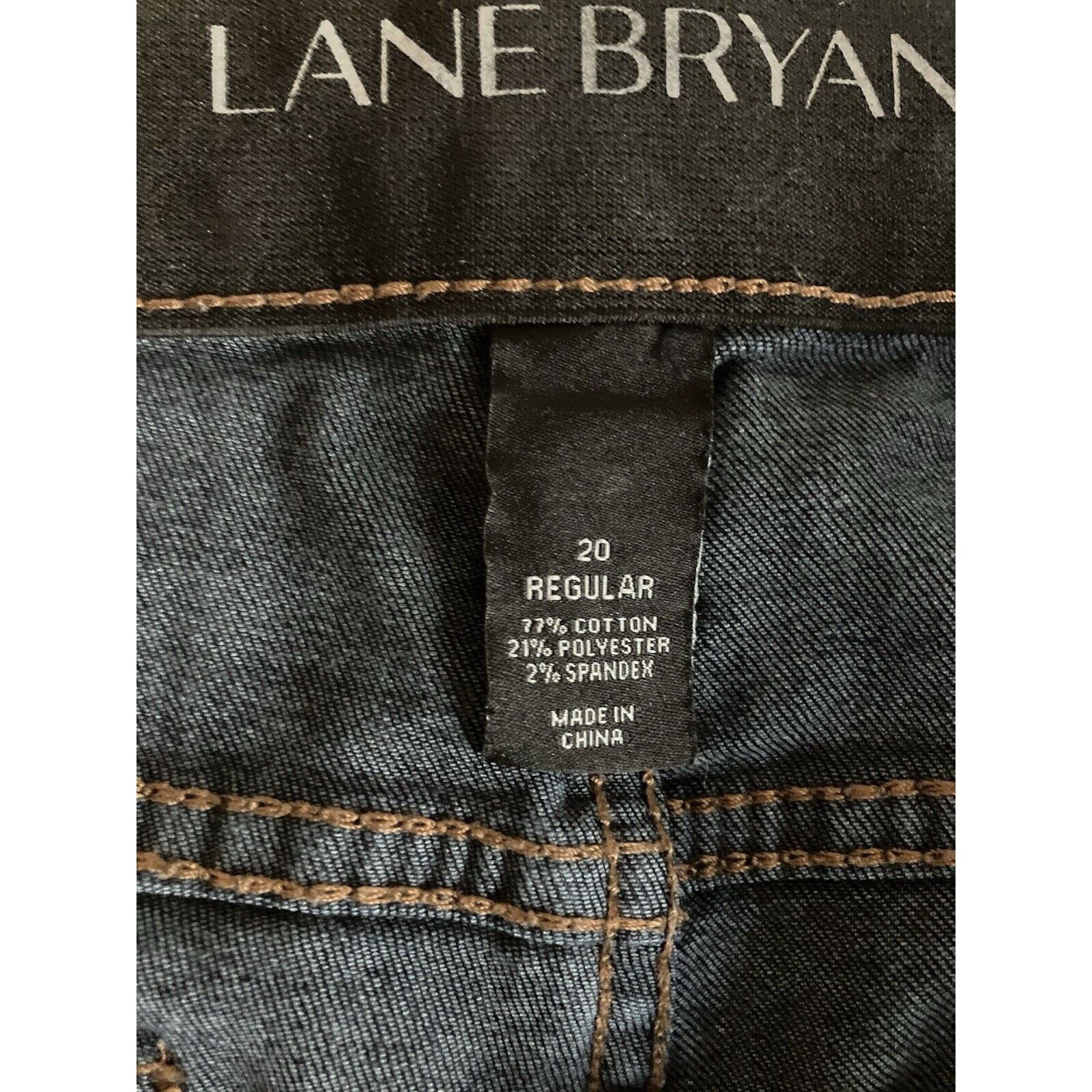 Corridor Lane Bryant Women's Plus Size 20 Tighter Tummy Tech Jeans Size 42" / US 20 - 3 Thumbnail
