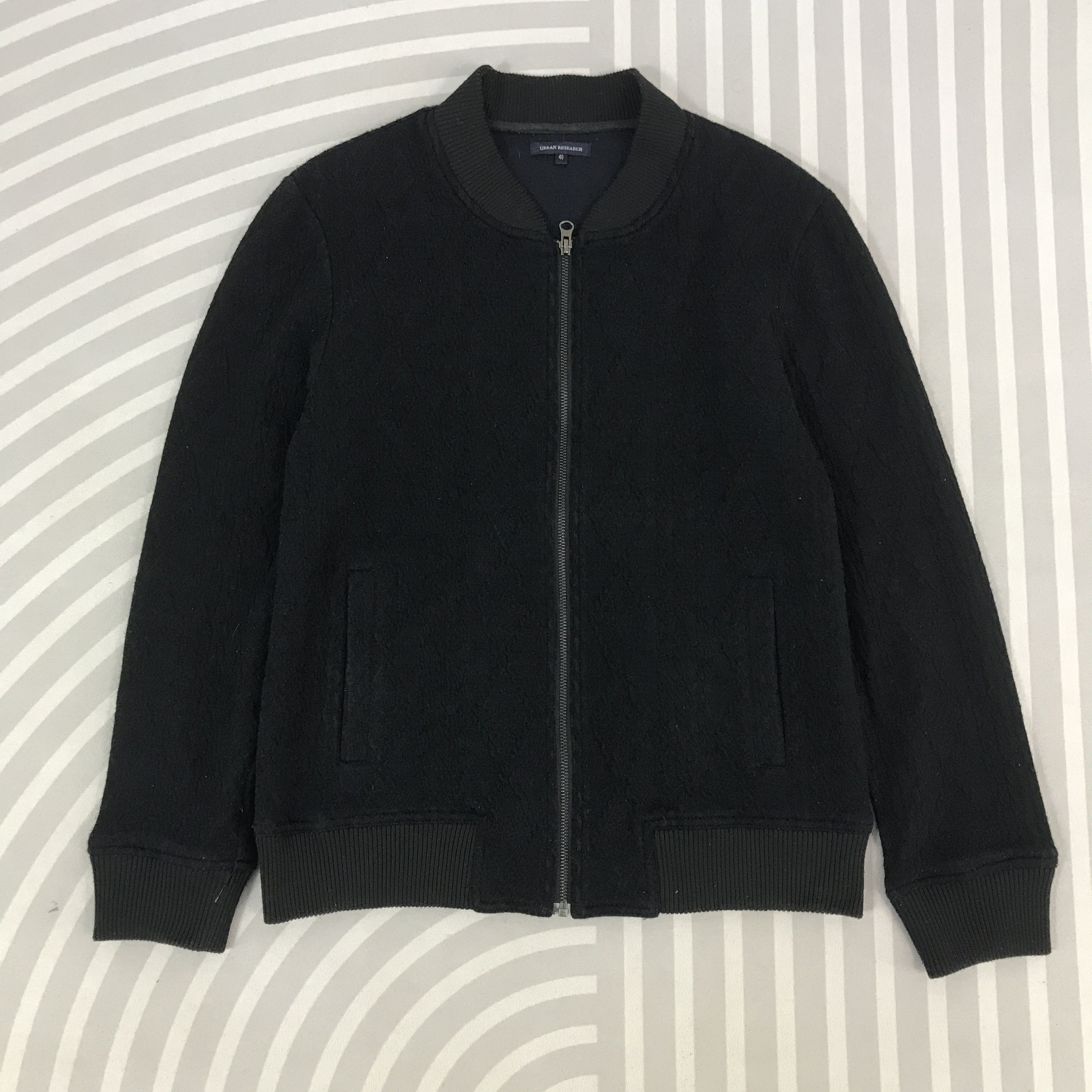 Japanese Brand × Vintage Urban Research Japan design Wool Bomber Jacket Size US M / EU 48-50 / 2 - 1 Thumbnail