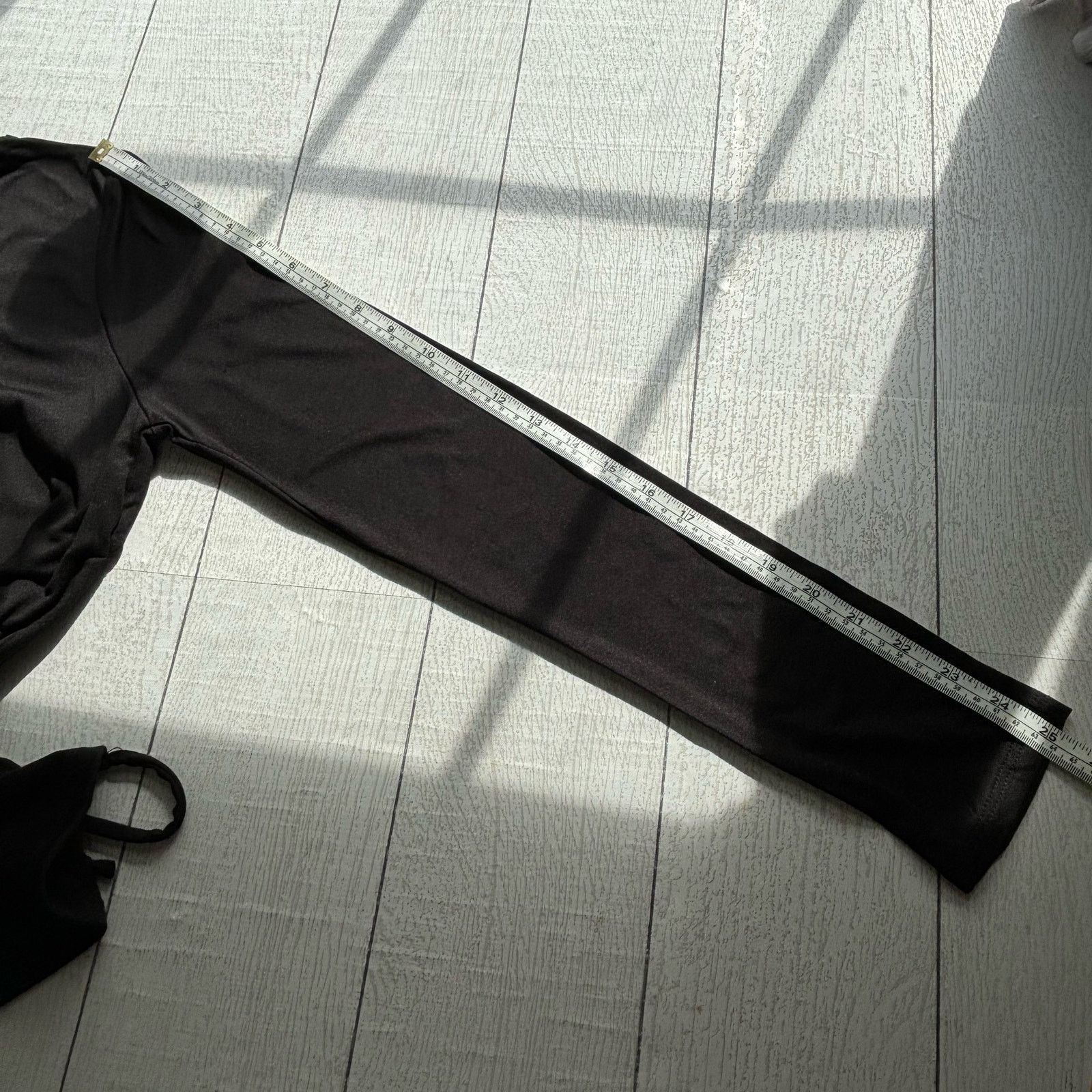 Other Heart & Hips Black Long Sleeve Backless Top Size Large Size L / US 10 / IT 46 - 3 Thumbnail