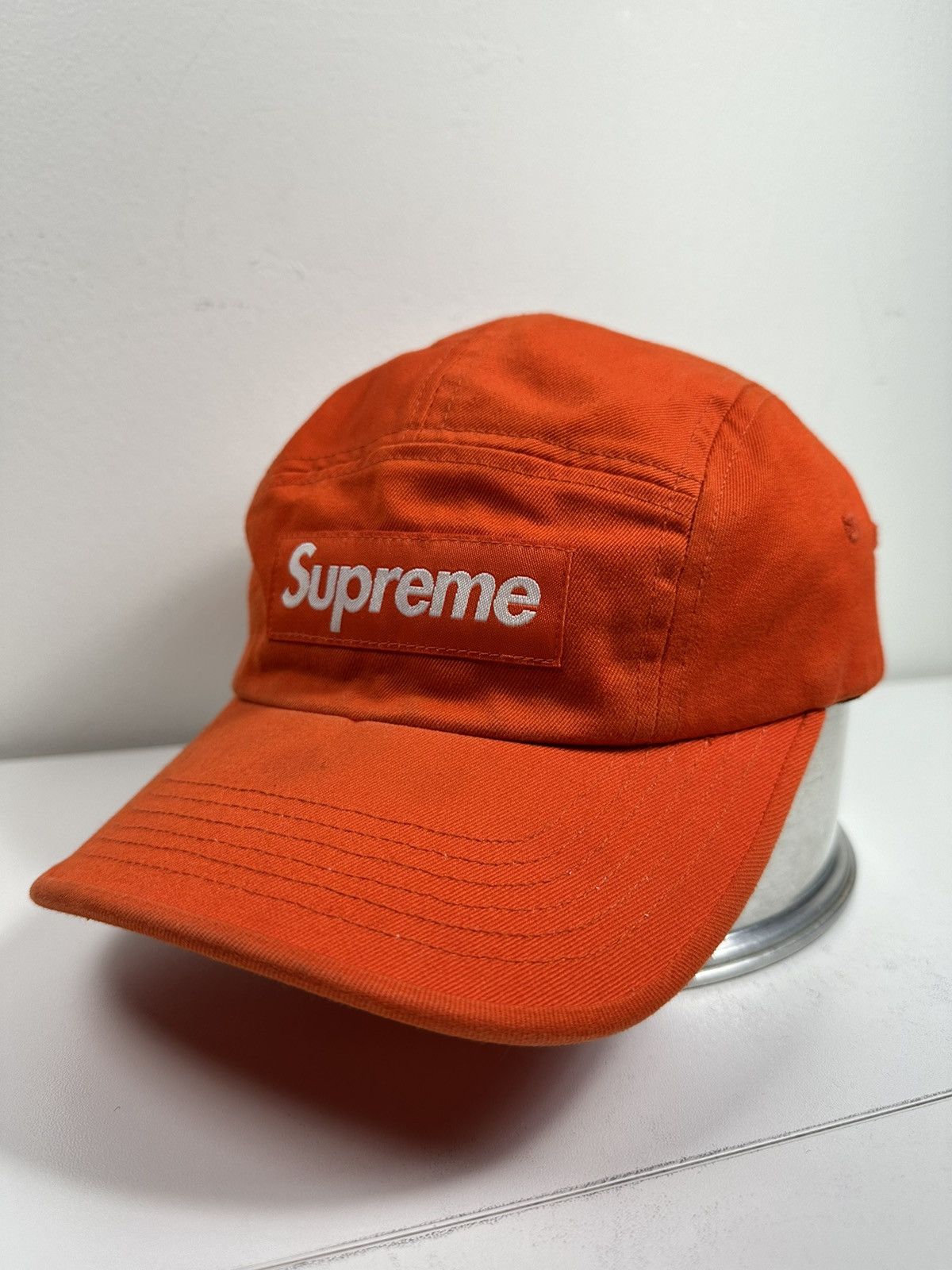 Supreme Supreme Washed Chino Twill Camp Cap Hat Size ONE SIZE - 4 Thumbnail