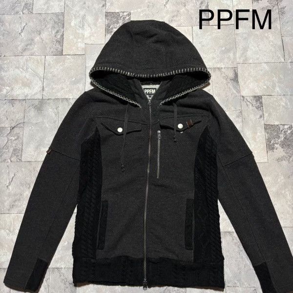 PPFM PPFM Zip Hoodie Knit Wool Blend Hood 00s Size US M / EU 48-50 / 2 - 1 Thumbnail