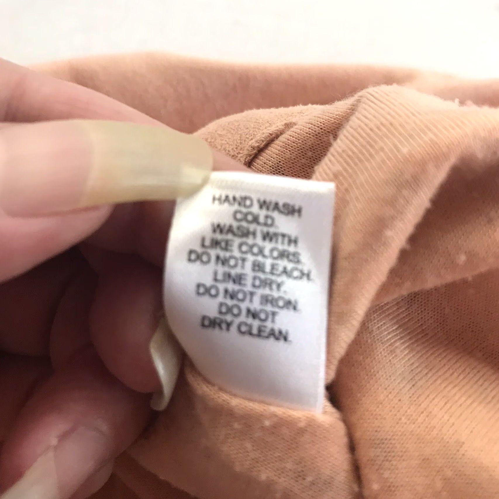 Vintage Cato Peach Faux Suede Knee Skirt Womens Size 14 Casual Business Size 36" / US 14 / IT 50 - 5 Thumbnail