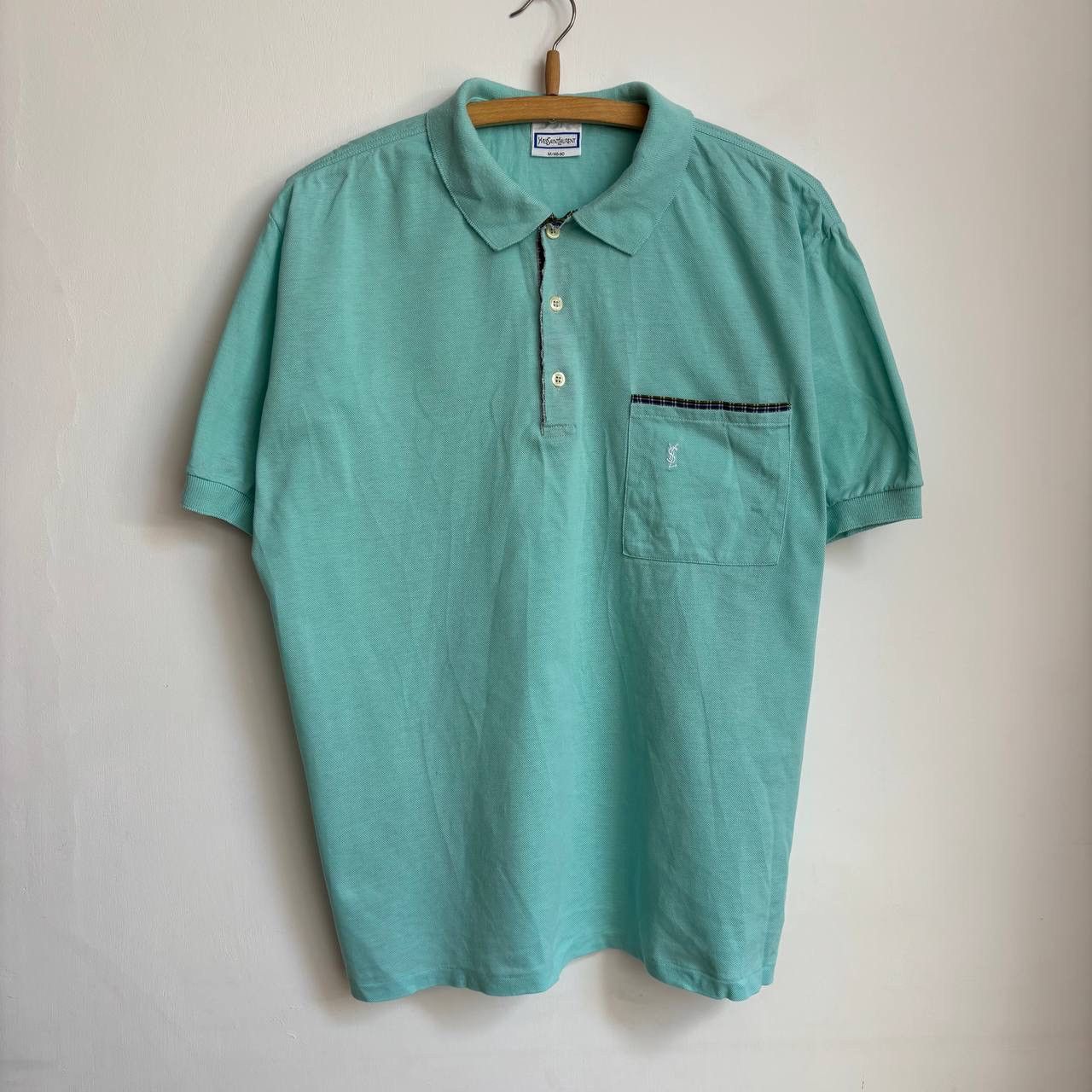 Yves Saint Laurent Vintage 90s YvesSaintLaurent Basic Polo T-Shirt Size US M / EU 48-50 / 2 - 1 Thumbnail