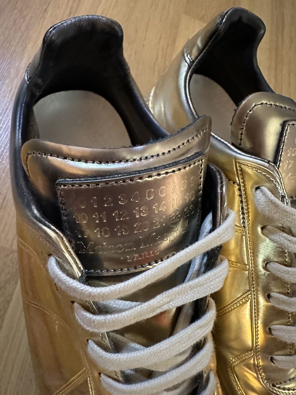 Maison Margiela Maison Margiela GAT Gold Ombre Limited Edition Size US 8 / EU 41 - 19 Thumbnail