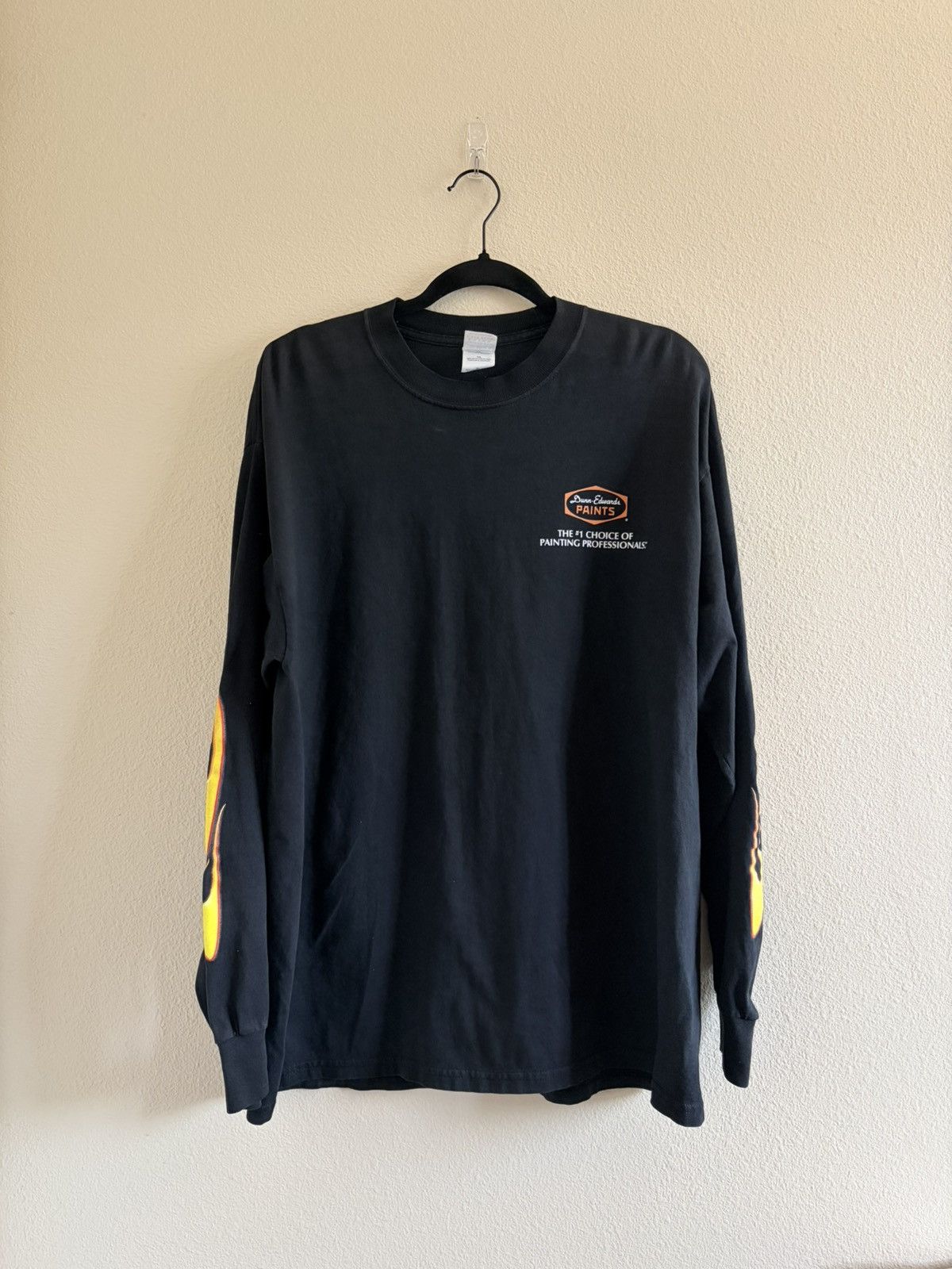 Other Dunn-Edwards Paints Promo Flame Long Sleeve Black Tee XL Size US XL / EU 56 / 4 - 3 Thumbnail