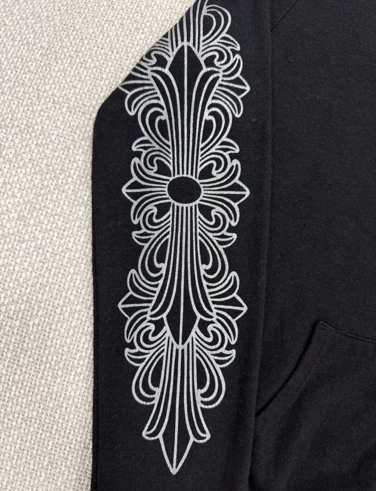 Chrome Hearts Chrome Hearts Black Scroll Horseshoe Zipper Wool JacketF0446 Size US M / EU 48-50 / 2 - 3 Thumbnail