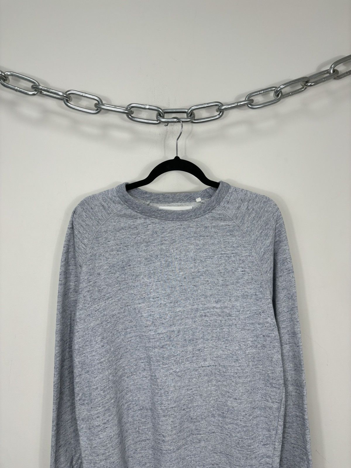 Our Legacy Our Legacy SS14 Grey Blue Melange Y2K Hype Sweatshirt Size US M / EU 48-50 / 2 - 2 Thumbnail