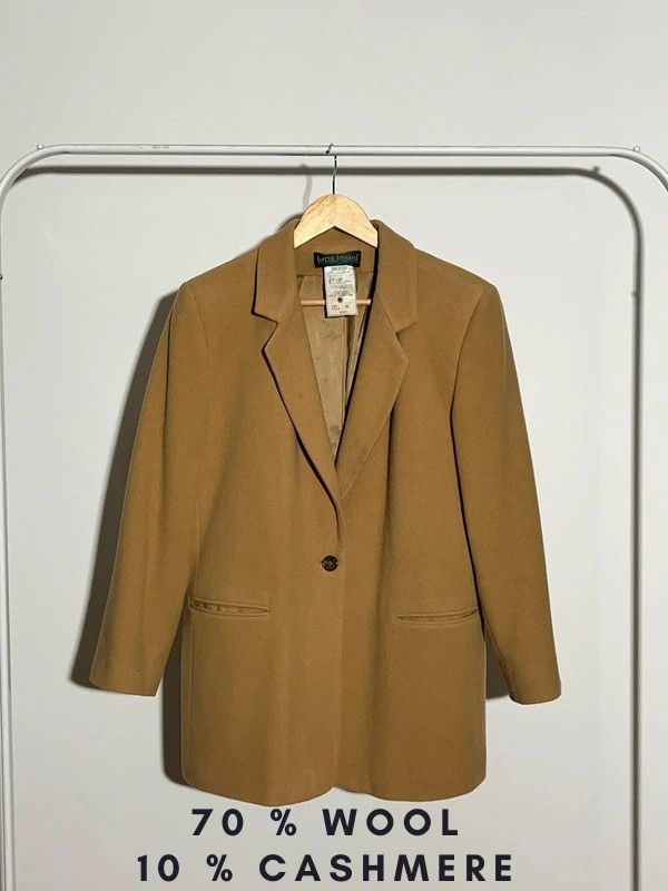 Harve Benard Harve Benard beige woolen blazer Grailed