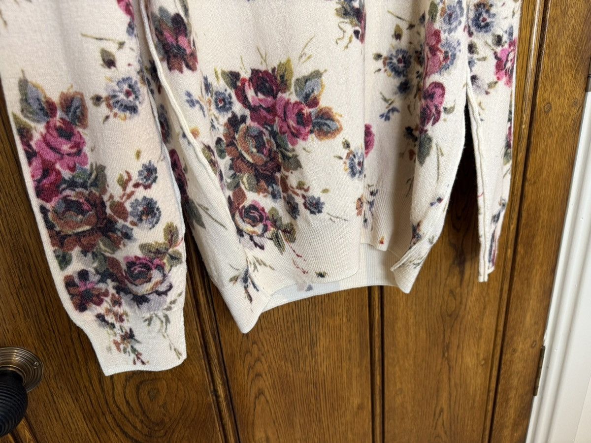Dolce & Gabbana Dolce & Gabbana D&D floral cream sweater 46 y2k archive Size US S / EU 44-46 / 1 - 13 Thumbnail