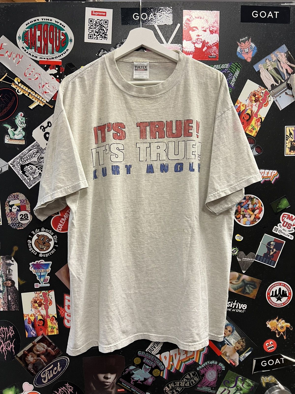 WWF Vintage Its True Kurt Angle Wrestling Shirt Size US XL / EU 56 / 4 - 1 Thumbnail