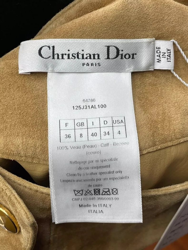 Dior Dior Khaki suede skirt 2504-Nextarrow Size 24" / US 00 / IT 34 - 5 Thumbnail