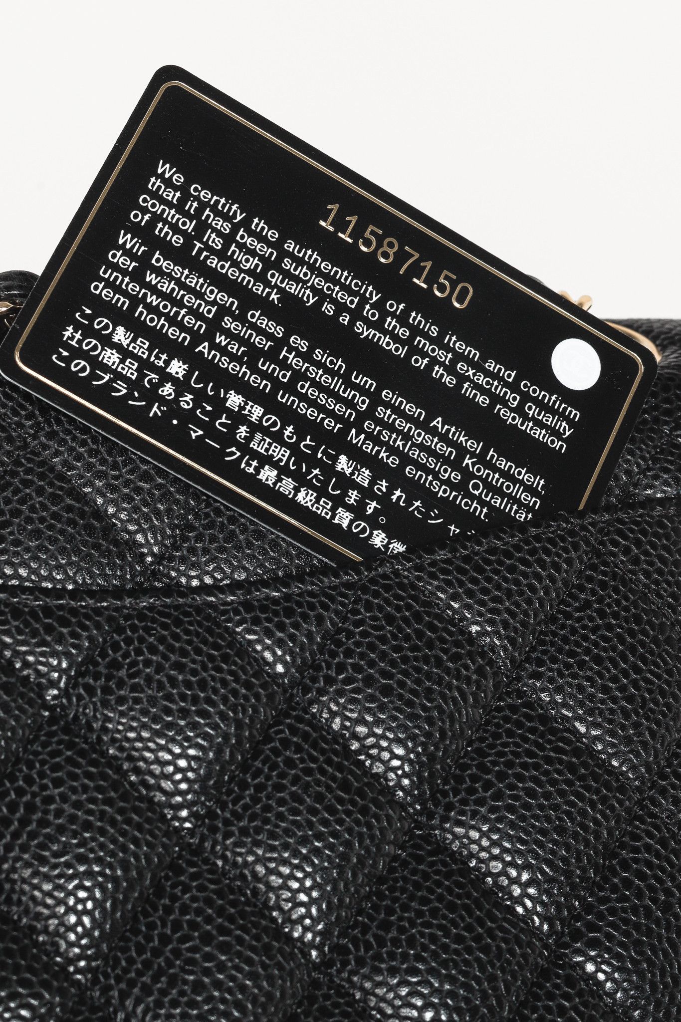 Chanel Chanel Small Black Caviar Classic Double Flap Bag Size ONE SIZE - 16 Thumbnail