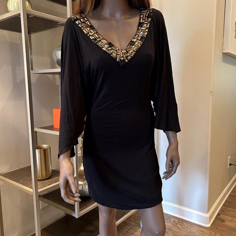 Iro IRO Wing Sleeve Dress in Black Size M / US 6-8 / IT 42-44 - 2 Thumbnail