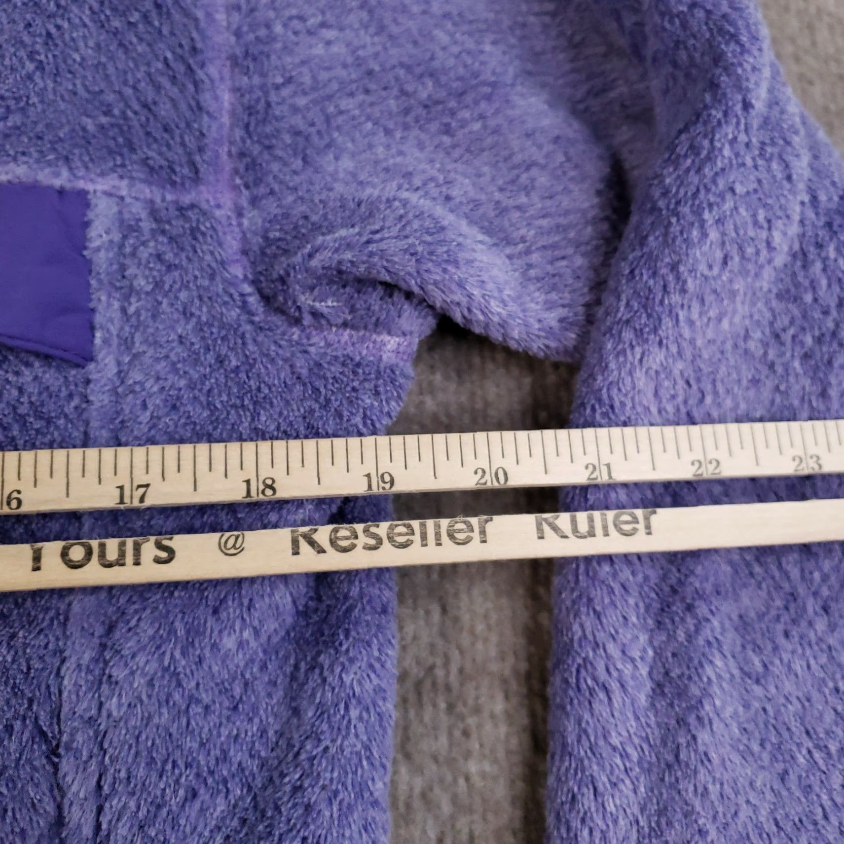 Patagonia Patagonia Sweater Womens Medium Purple Pullover Fleece Pockets 1/4 Zip Mock Neck Casual Outdoor Ski Size M / US 6-8 / IT 42-44 - 3 Thumbnail