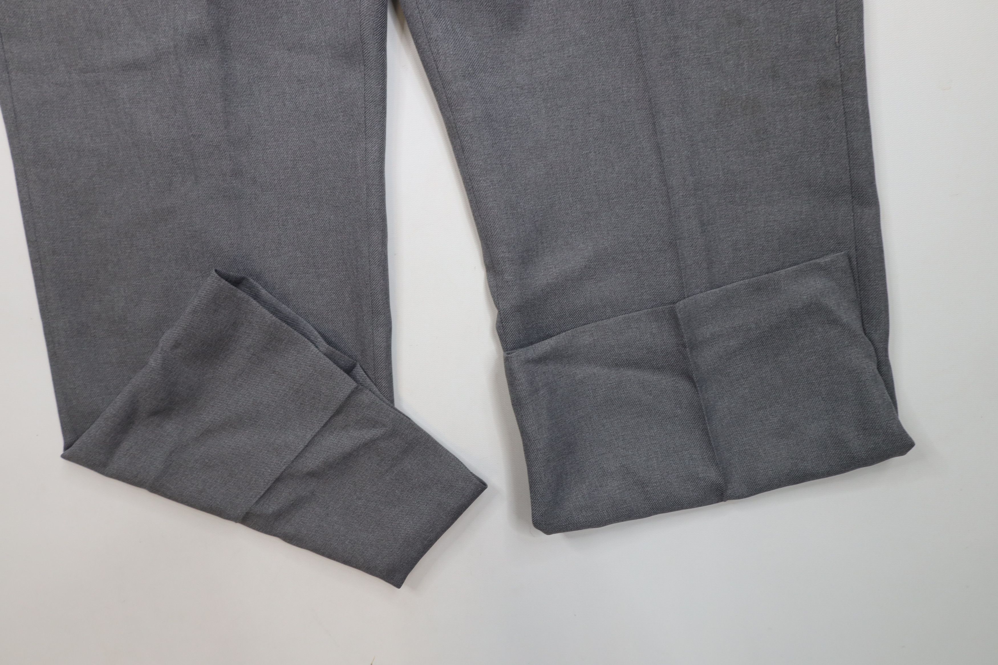 Vintage Vintage 70s Streetwear Knit Bell Bottoms Chino Pants Gray Size US 40 / EU 56 - 5 Thumbnail