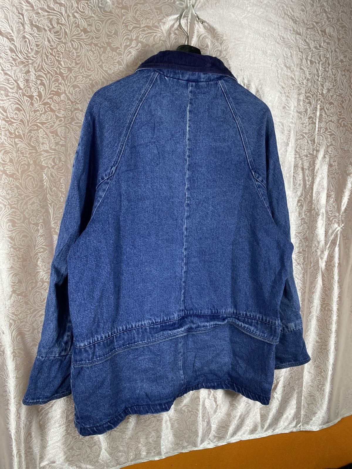 Basic Editions Vintage Basic Editions Denim Jacket Plaid Corduroy Collar Size US M / EU 48-50 / 2 - 12 Thumbnail