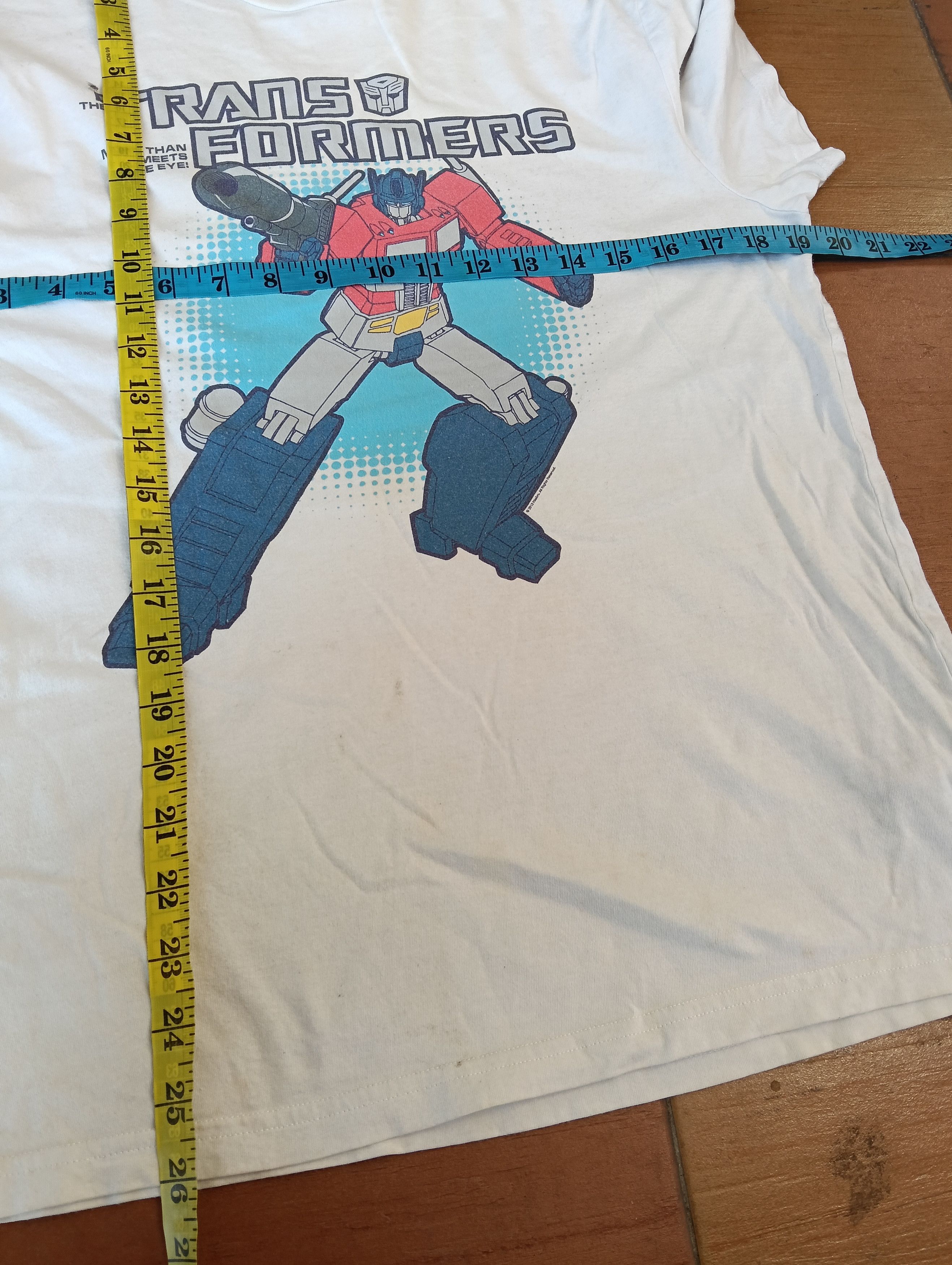 Transformers Transformers White Tee copyright 2013 Hasbro Licensed Size US S / EU 44-46 / 1 - 7 Thumbnail
