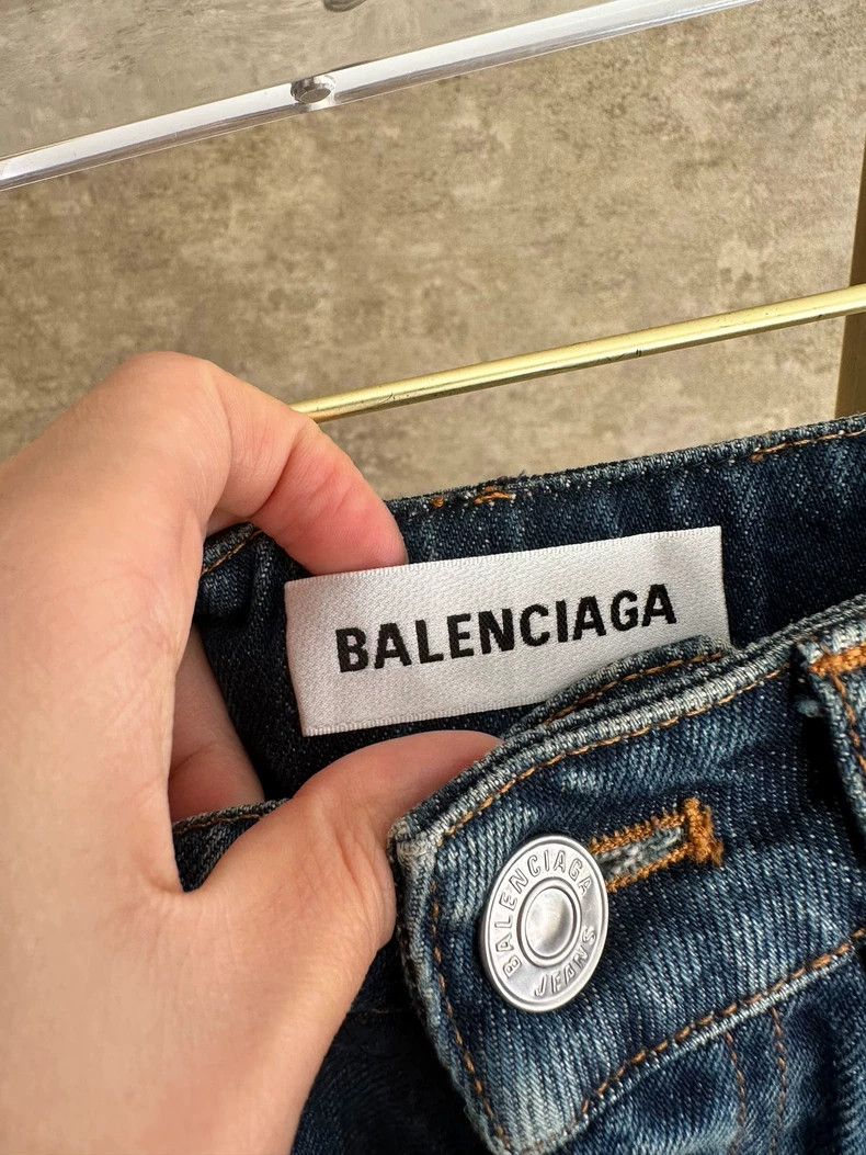 Balenciaga Balenciaga Jean Half Skirt 2504-Nextarrow Size 33" - 5 Thumbnail