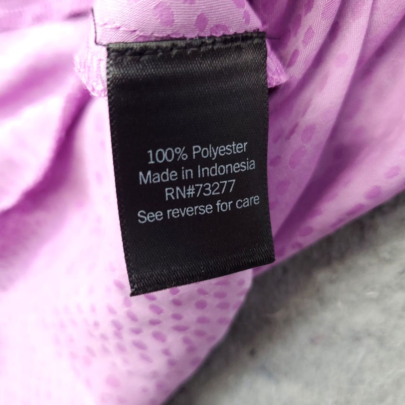 Vintage Simply Vera Vera Wang Tiered Dress Womens XXL Purple Flutter Sleeve Split Neck Size XXL / US 16-18 / IT 52-54 - 7 Thumbnail
