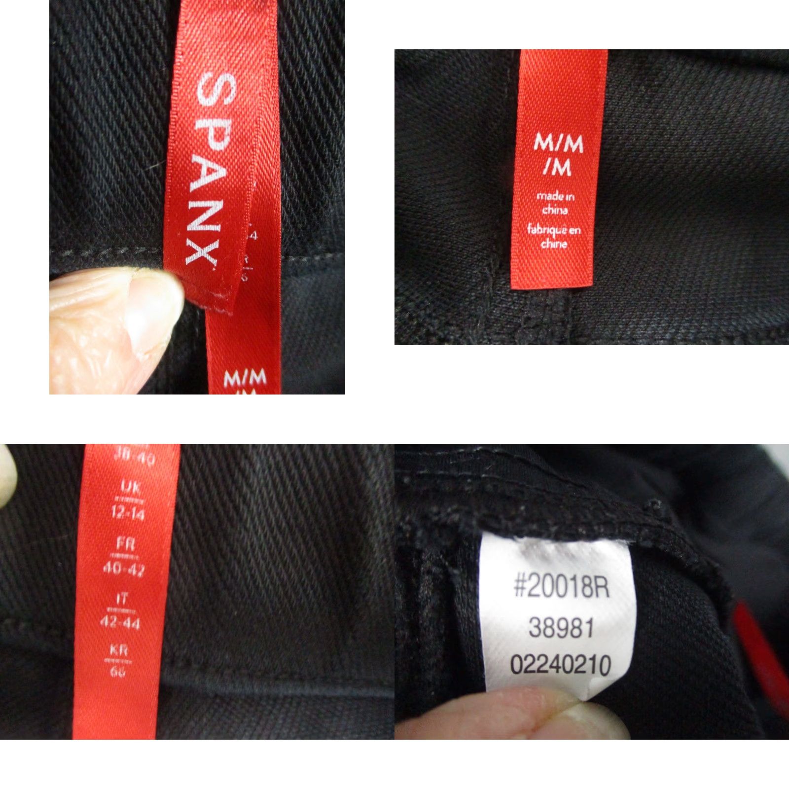 Spanx Spanx Jeans Women Medium Black Pull On Stretch Tummy Shaping Denim High Rise Slimming Pockets Ankle 28 In Inseam Womens Size 32" / US 10 / IT 46 - 8 Thumbnail