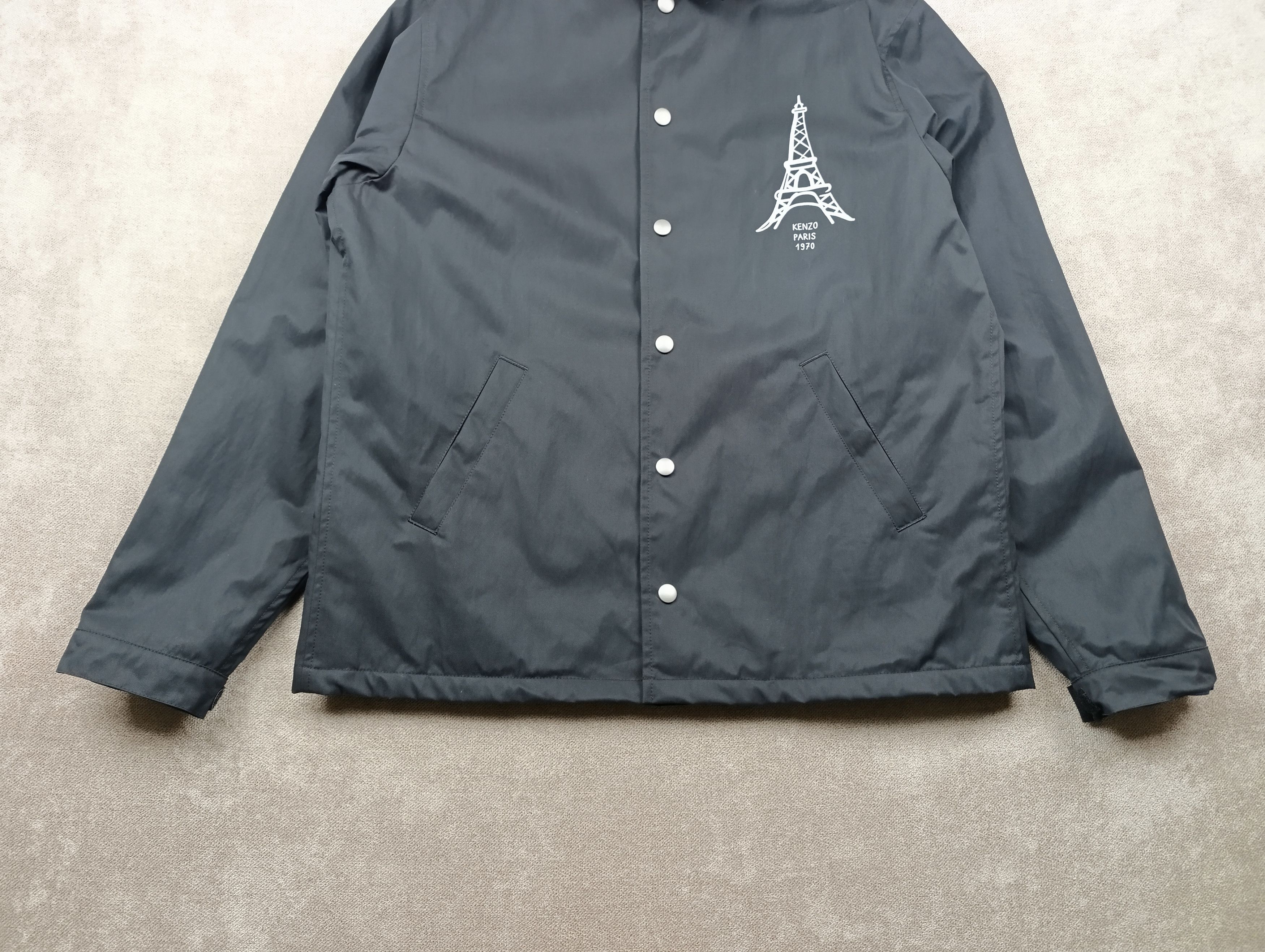 Kenzo Kenzo Paris Japan Coach Jacket, Mount Fuji, Eiffel Tower Size US S / EU 44-46 / 1 - 6 Thumbnail