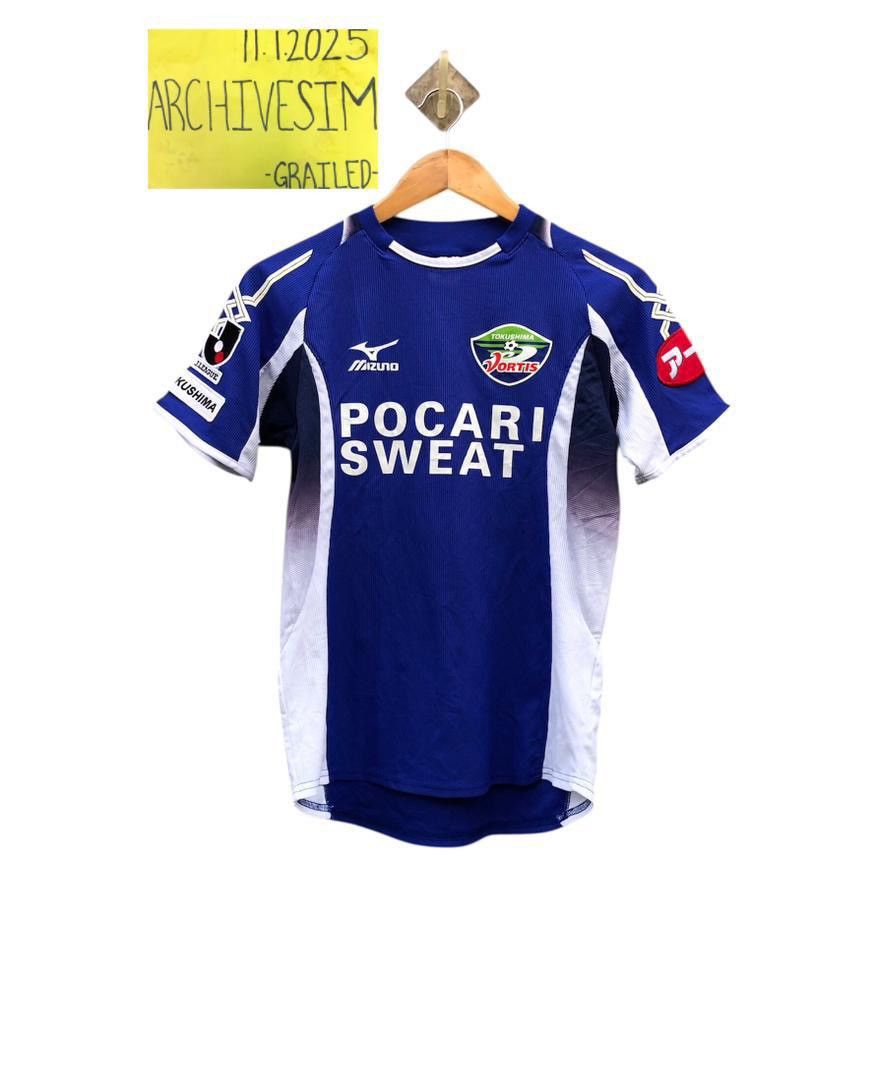 Japanese Brand Tokushima Vortis Jersey by Mizuno Size US S / EU 44-46 / 1 - 2 Thumbnail