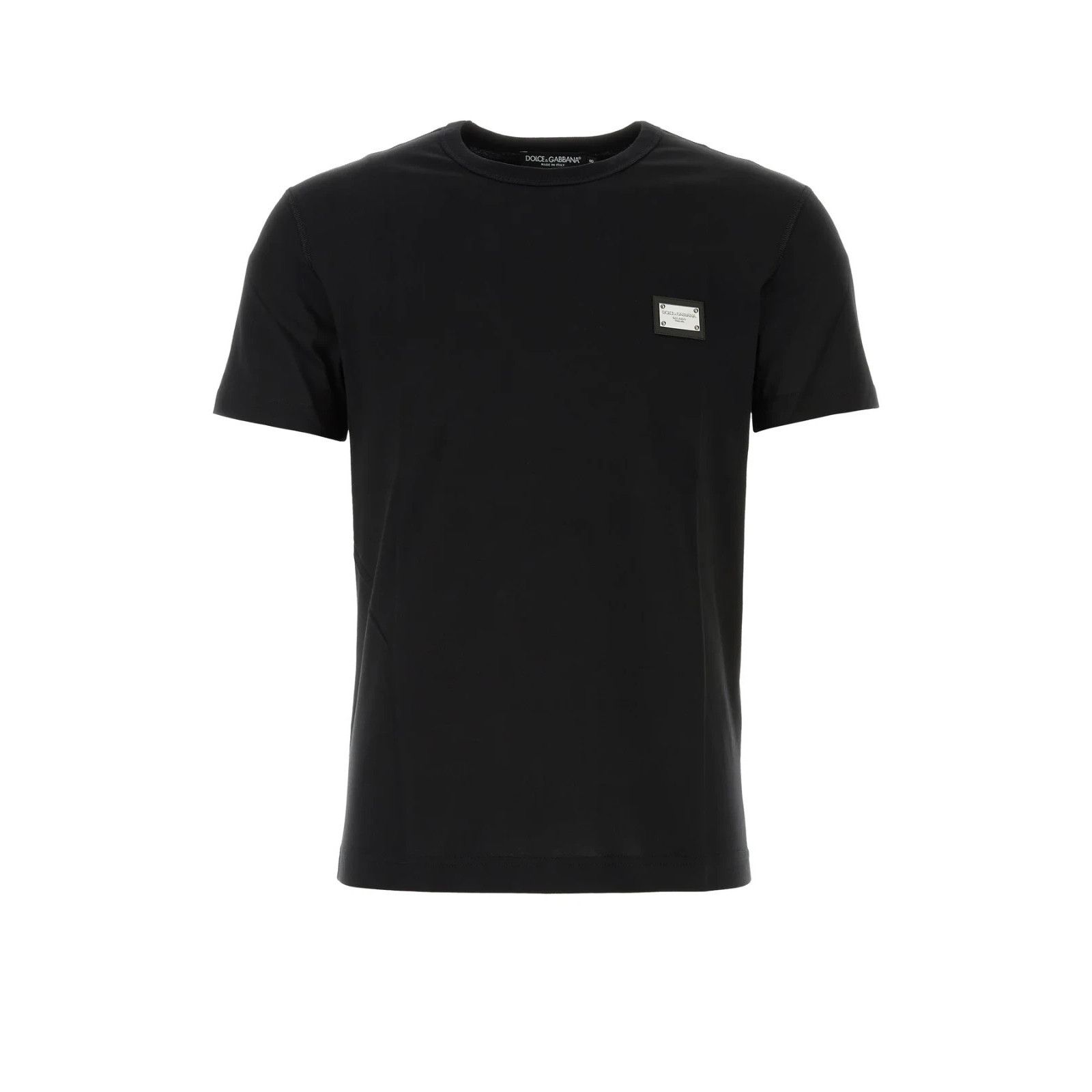 DOLCE & GABBANA Black Cotton T-Shirt New & Authentic (Men's
