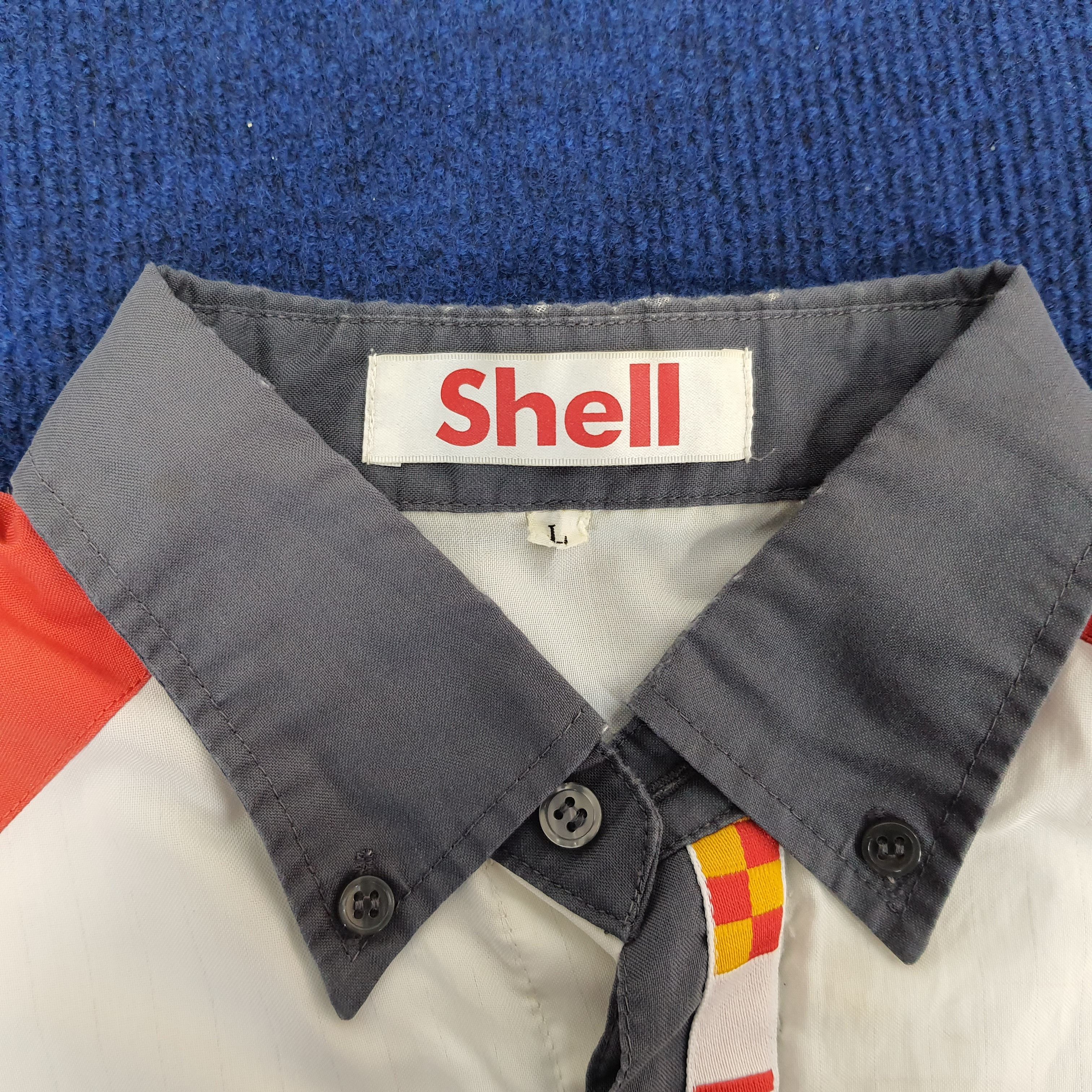 Vintage Vintage Shell Oil Company Staff Uniform Shirt Size US L / EU 52-54 / 3 - 3 Thumbnail