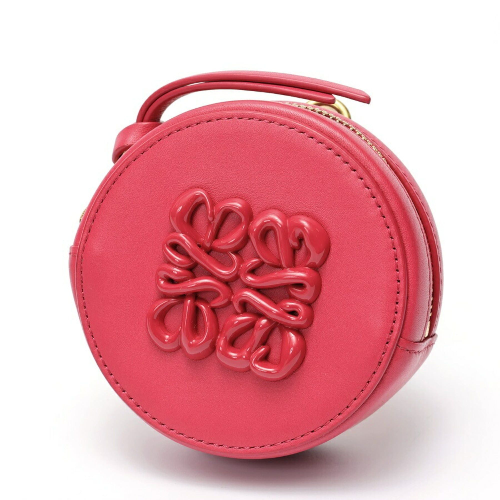 Loewe LOEWE Cookie Pouch Mini Coin Case Leather Pink S-159567 Size ONE SIZE - 1 Thumbnail