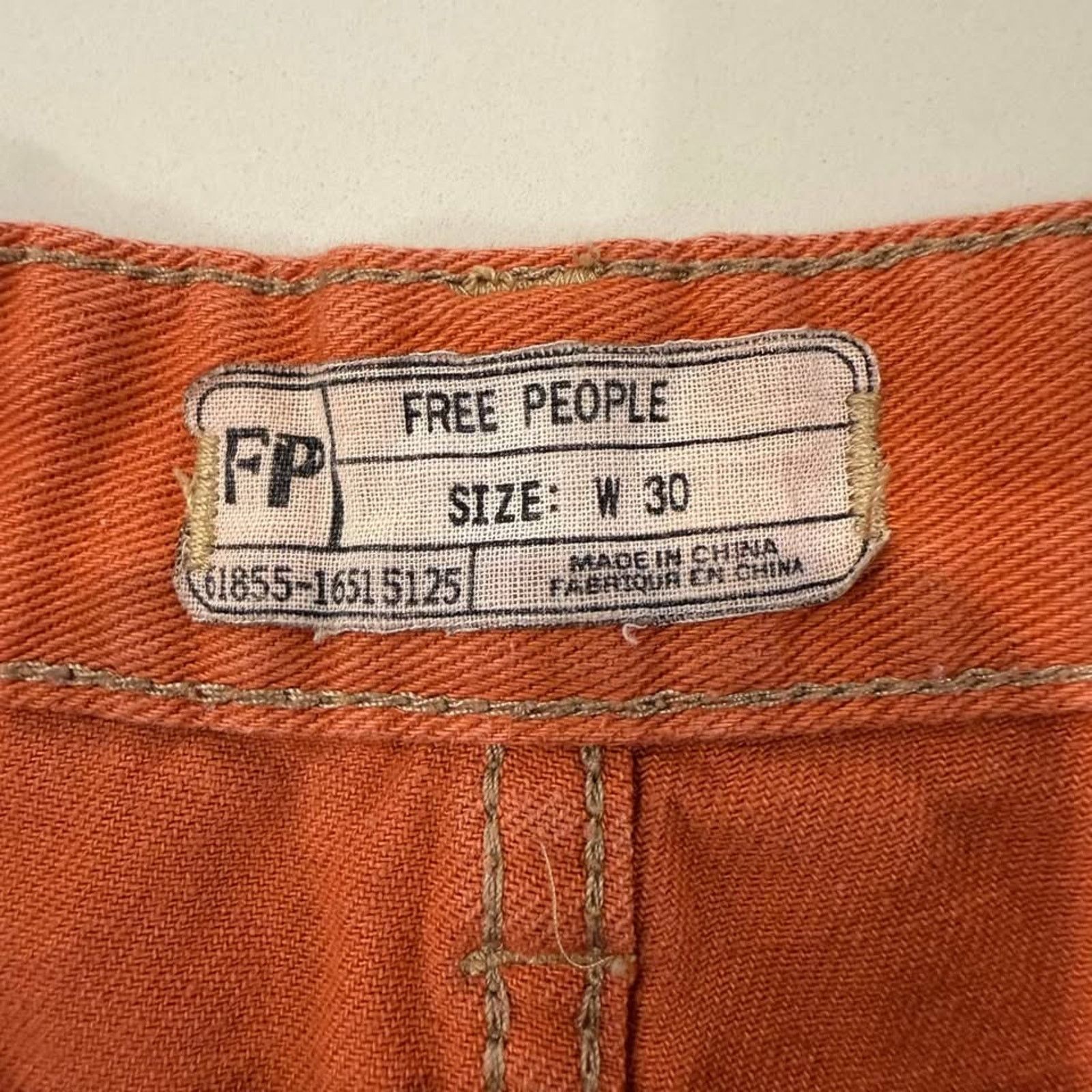 Free People Free People Raw Hem CutOff Denim Jean Shorts Womens 30 Faded Size 30" / US 8 / IT 44 - 4 Thumbnail