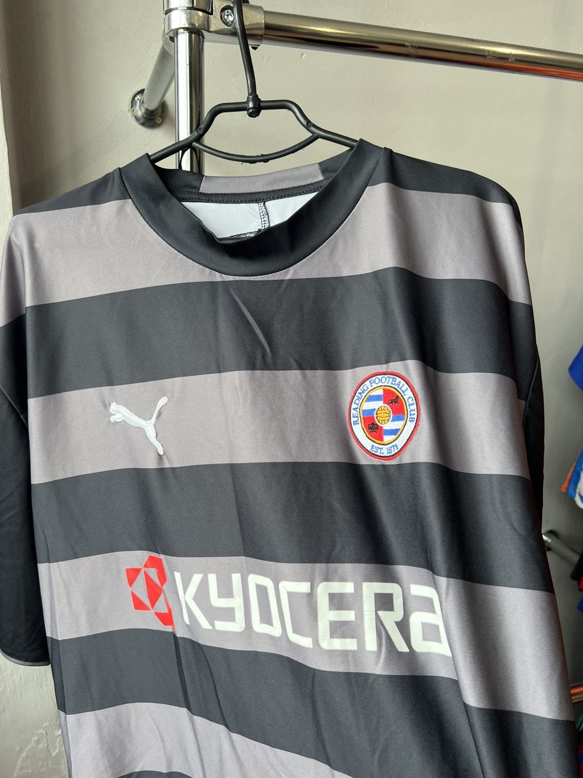 Puma 2007/08 READING FC AWAY SOCCER JERSEY FOOTBALL SHIRT PUMA Size US XL / EU 56 / 4 - 4 Thumbnail