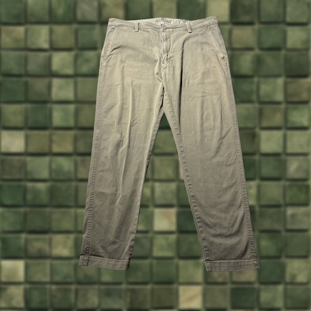 Levi's Levi's XX Chino Pants Mens 36x30 Green Standard Taper Fit Stretch Red Tab Pants Regular 4 Pocket Cotton Blend Comfortable Mens Size US 36 / EU 52 - 1 Thumbnail