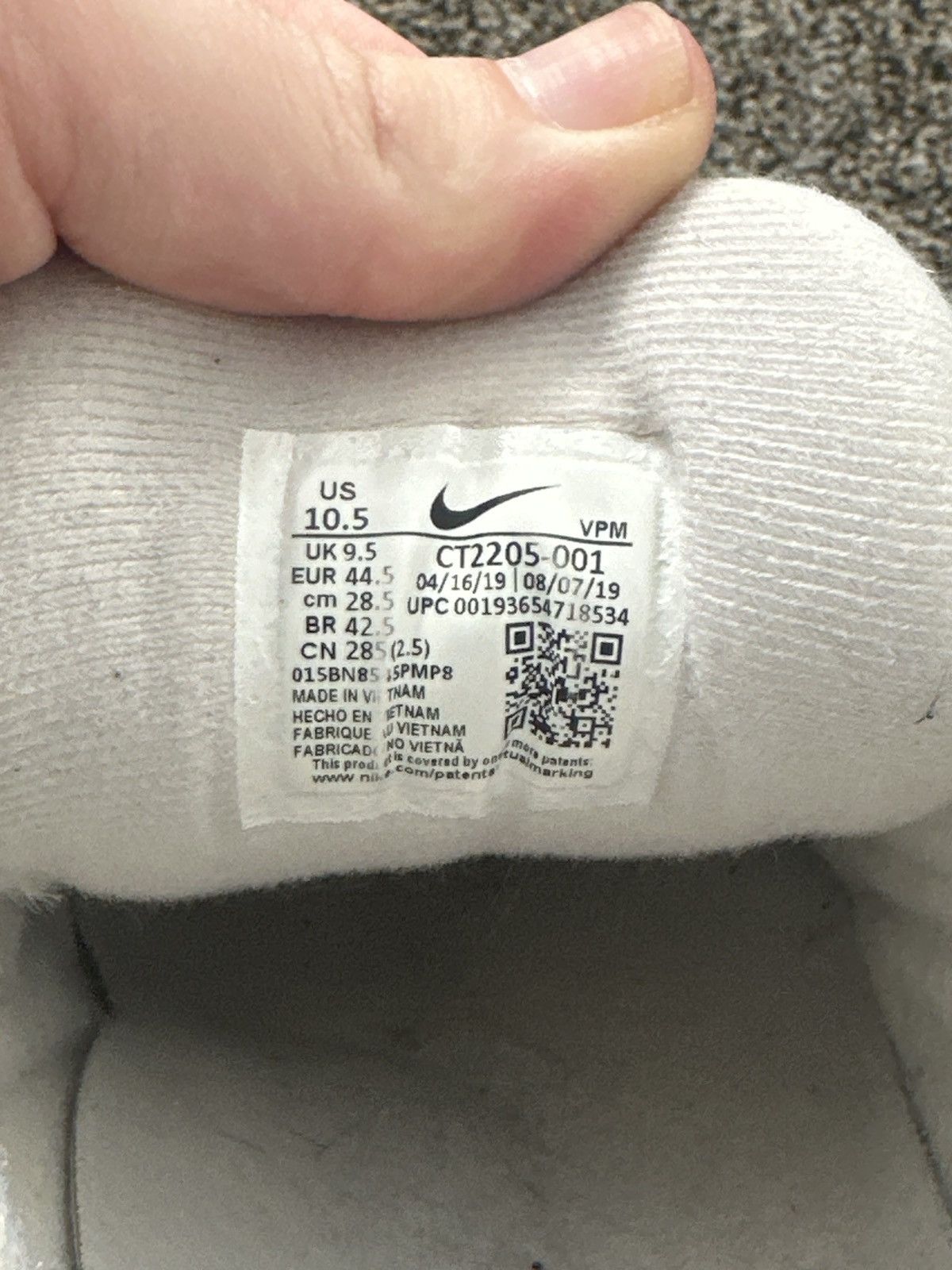 Nike Off white and blue Nike air max 97s Size US 10.5 / EU 43-44 - 6 Thumbnail