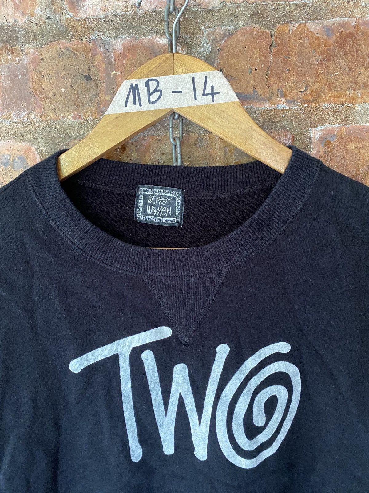 Stussy 2000s Stussy Made Japan Curly One two three crop Size S / US 4 / IT 40 - 5 Thumbnail