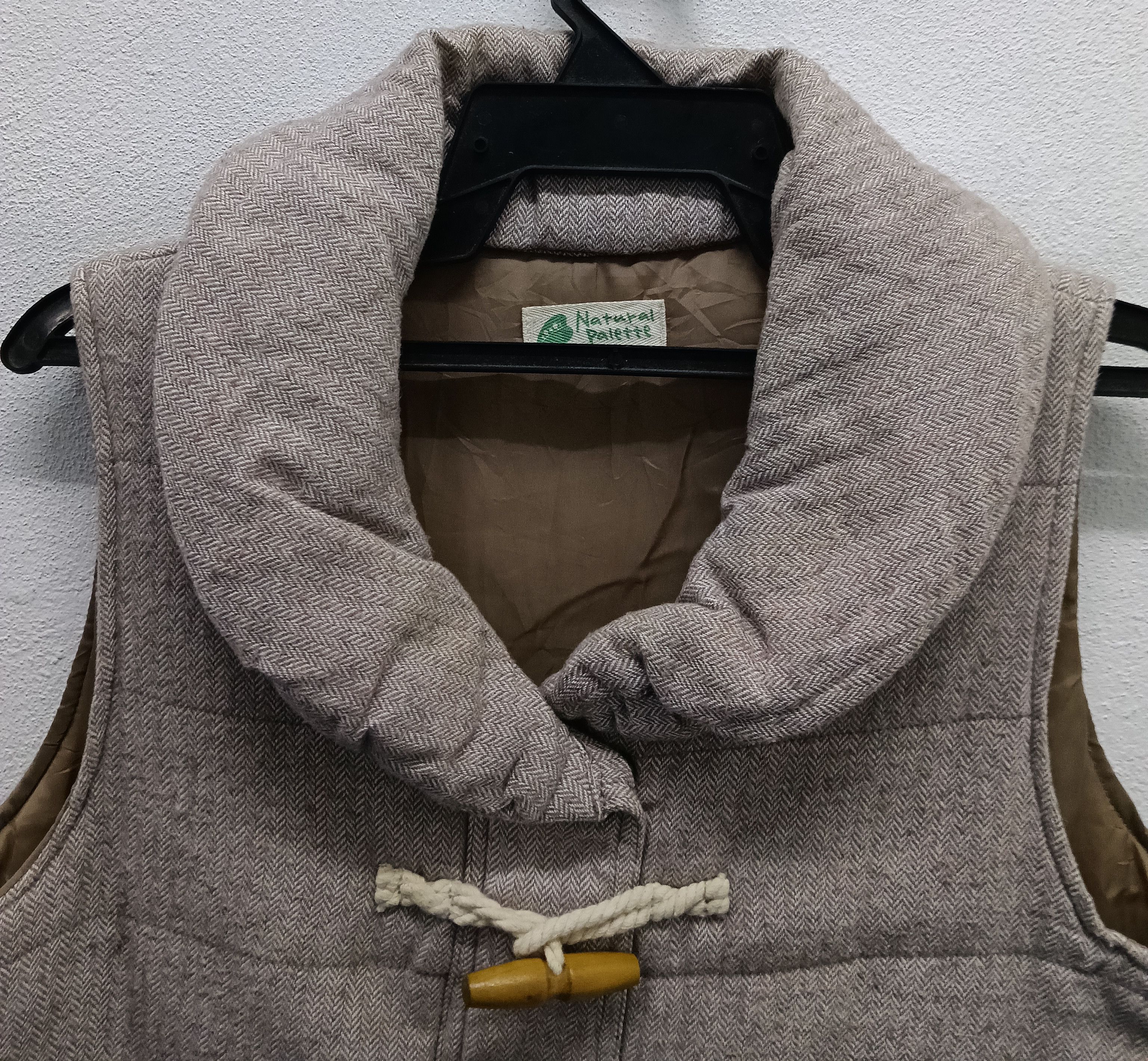 Japanese Brand × Vintage Vintage Natural Palette Sleeveless Jacket Size US L / EU 52-54 / 3 - 4 Thumbnail