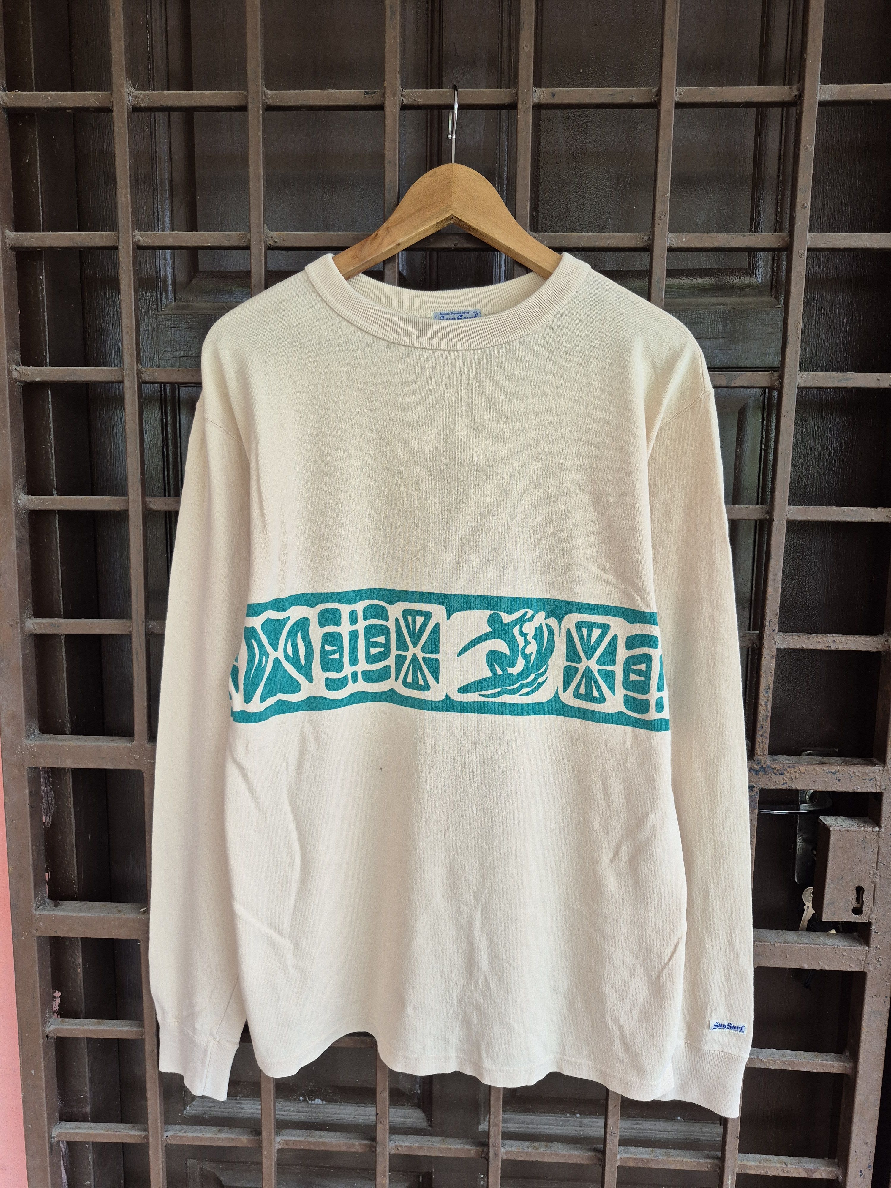 Sun Surf 🔥Vintage 90s Sun Surf Hawaii Sweatshirt Size US L / EU 52-54 / 3 - 1 Thumbnail