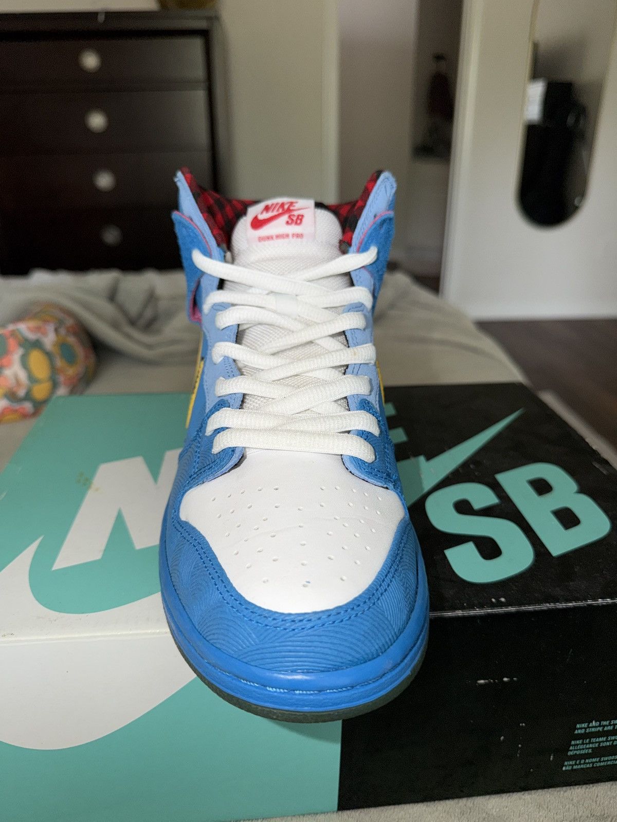 Nike SB 2014 Nike Dunk High “Familia” Premium SB Size US 9.5 / EU 42-43 - 4 Thumbnail