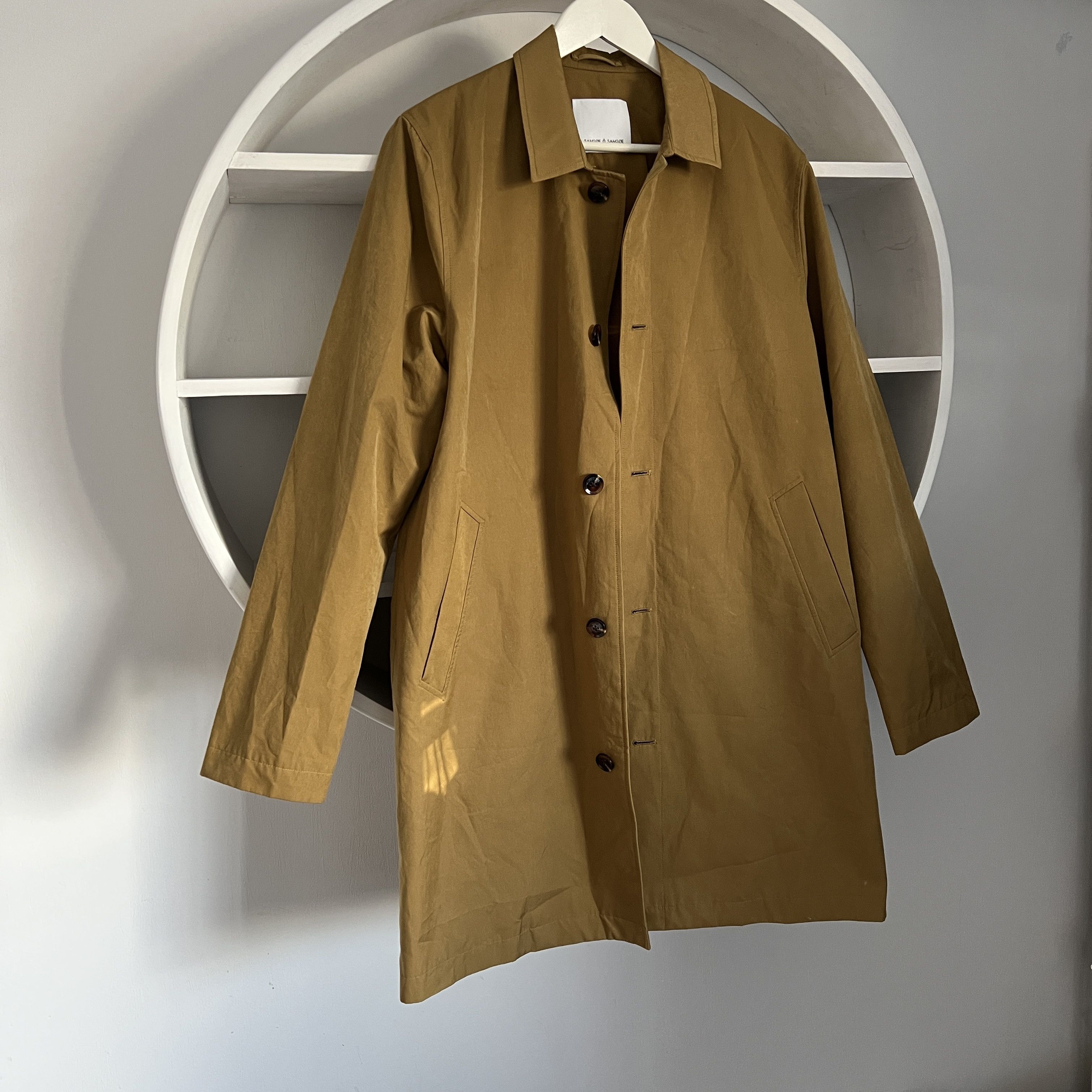 Japanese Brand × Samsoe Samsoe Men's SAMSOE SAMSOE BUSHMEN Long Brown Bronze Coast Size XL Size US XL / EU 56 / 4 - 2 Thumbnail