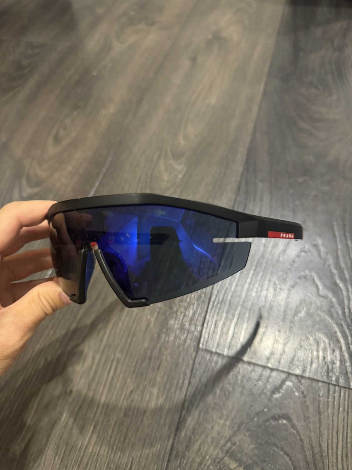 Prada × Vintage 2000s Prada Linea Rossa Sunglasses Y2K Oversize