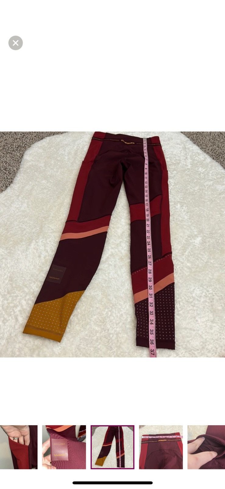 ROKSANDA Lululemon x roksanda break new ground tights size 4 Size 27" / US 4 / IT 40 - 6 Thumbnail