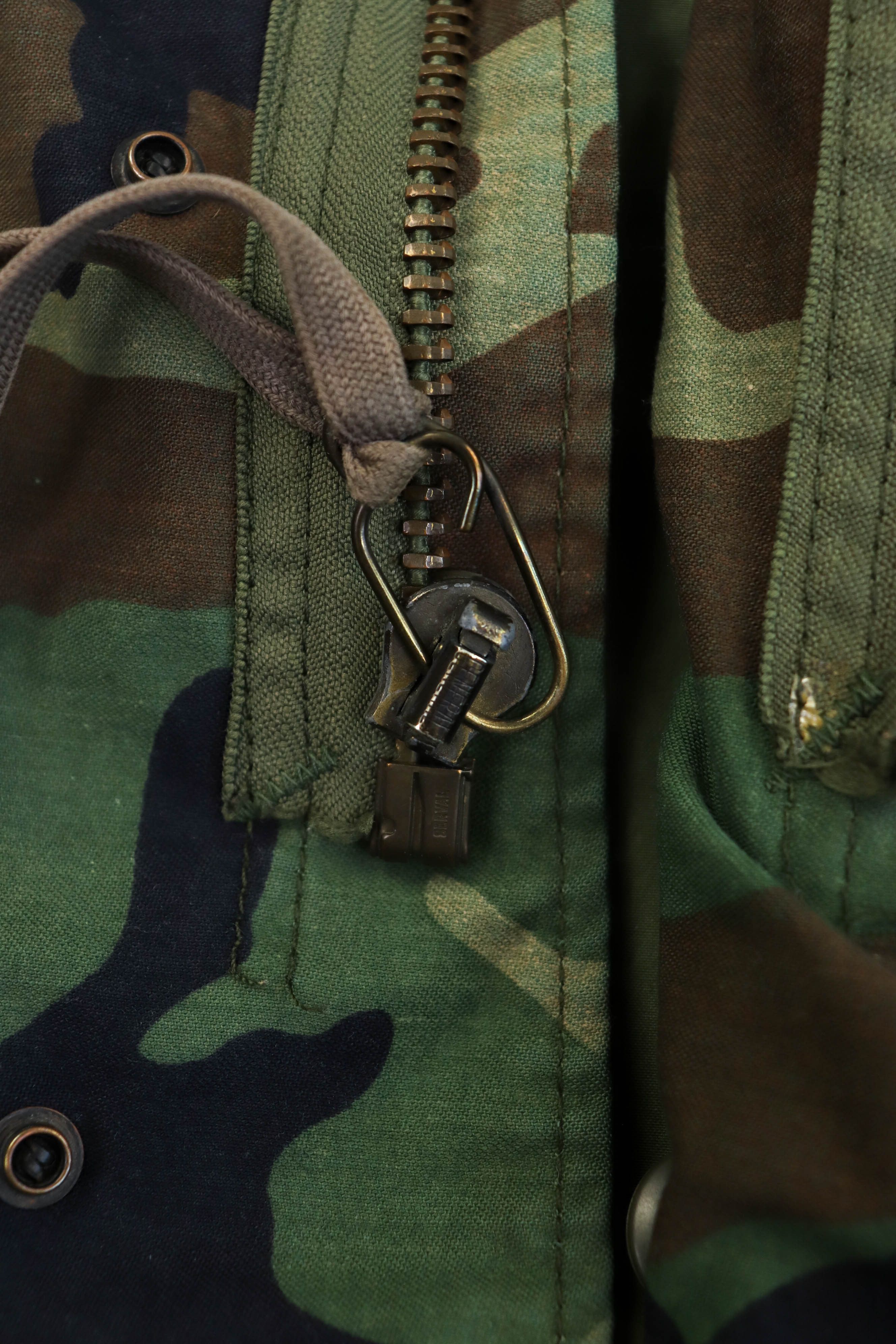 Vintage USMC Vintage 80s 1985 GENERAL Zip M-65 Camo Field Jacket Size US M / EU 48-50 / 2 - 16 Thumbnail
