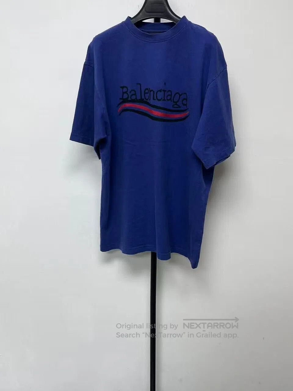 Balenciaga Logo Print Oversized T.