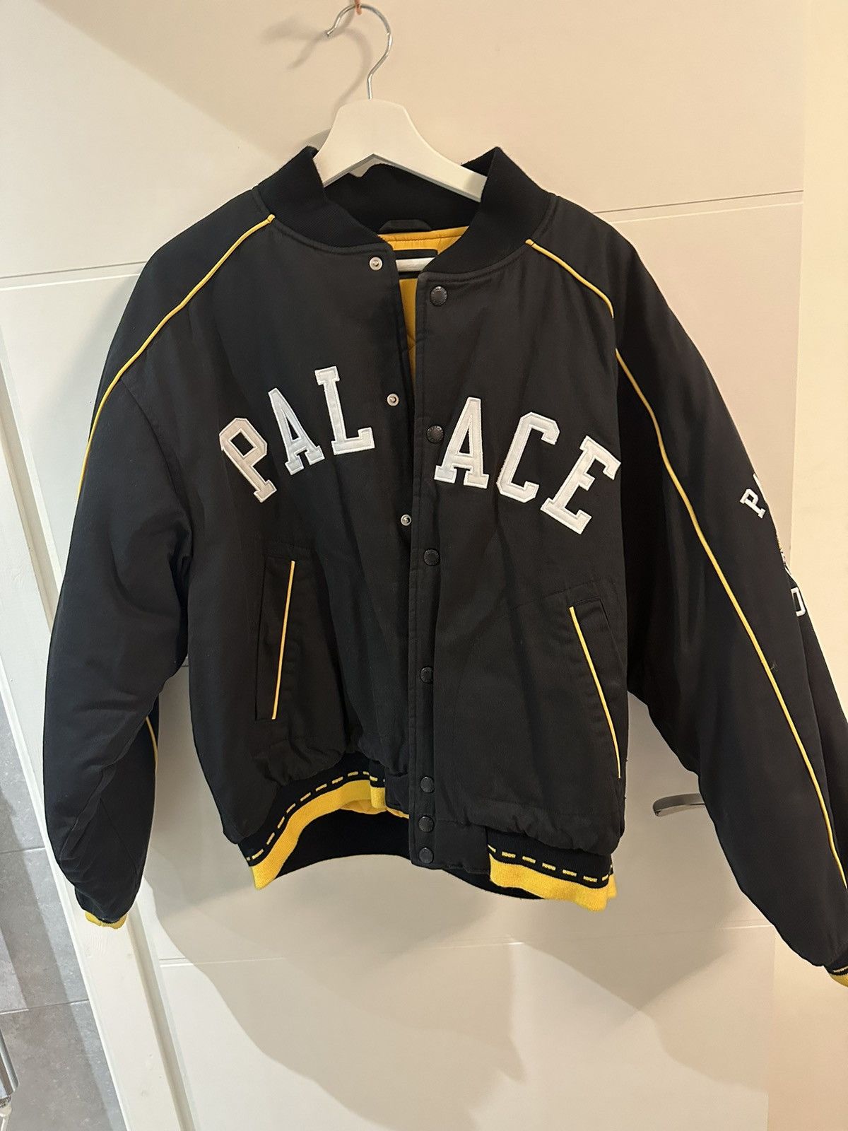 palace スタジャン バーシティ ジャケット レザー 新品 - ジャケット